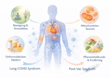 Naturheilkundliche Möglichkeiten zur Behandlung eines Long-Covid Syndroms und Post-Vac Syndroms