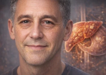 Antlitzdiagnostische Zeichen (3) von Leberschwäche